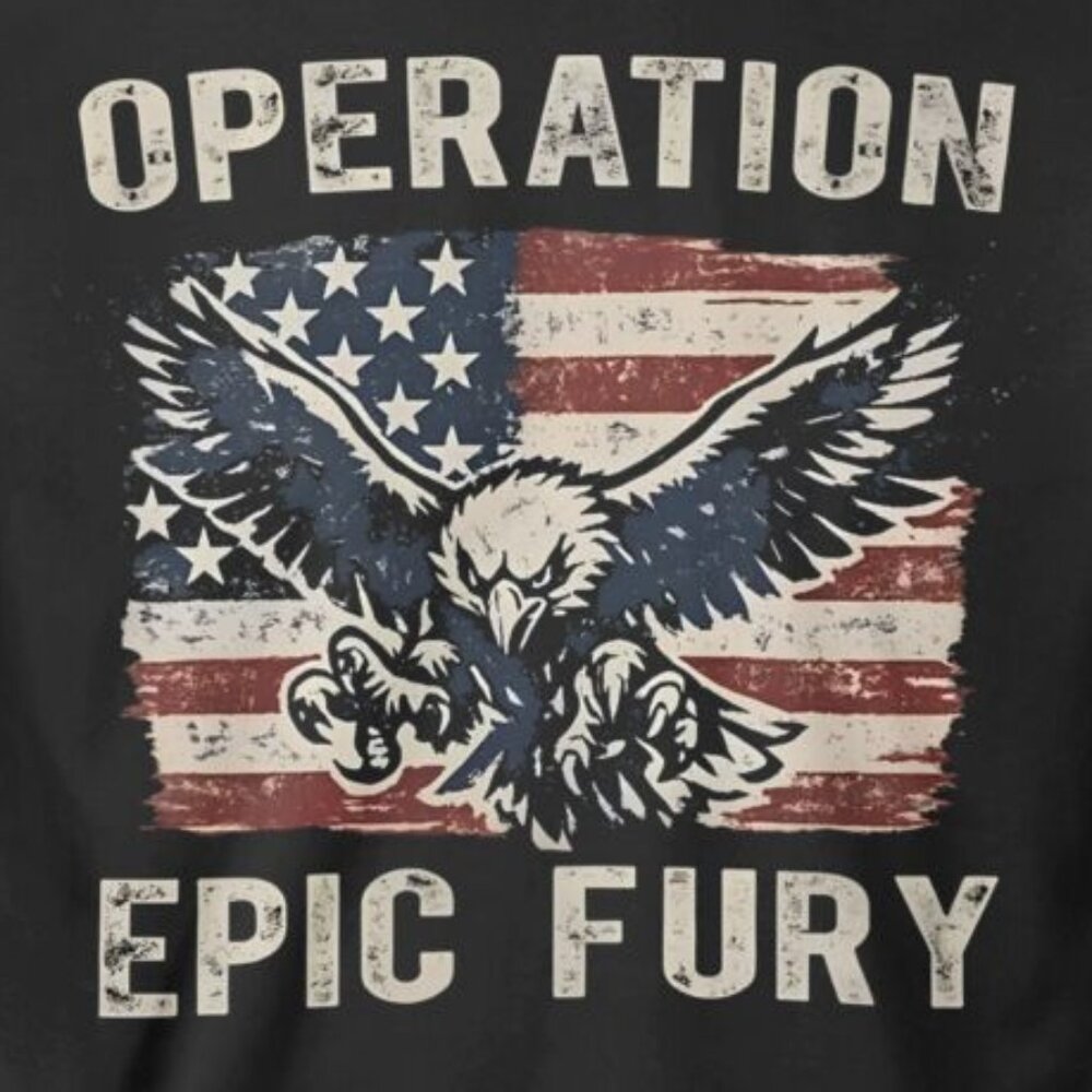 Operation Epic Fury USA Flag Shirt 257 - Picture 2 of 5